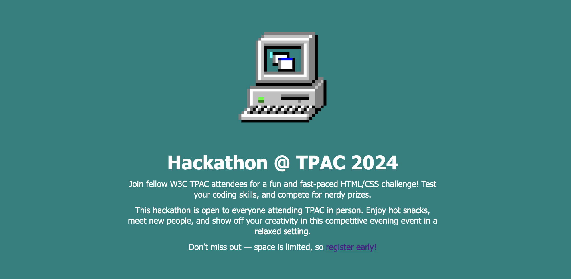 W3C TPAC Hackathon (Director)